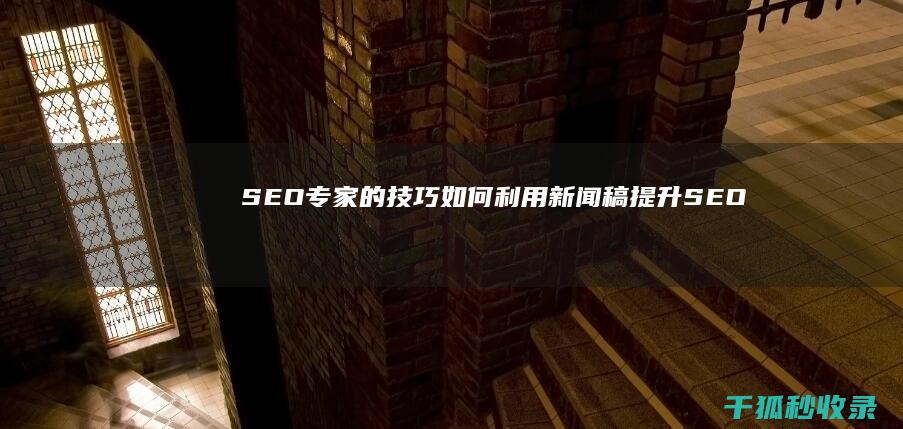 SEO专家的技巧：如何利用新闻稿提升SEO (seo专家是什么意思)